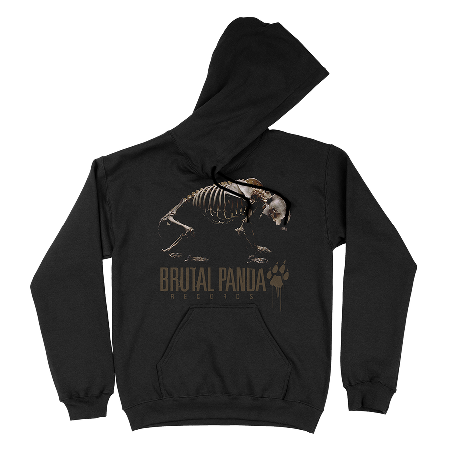 Brutal Panda "Skeleton" Black Hooded Sweatshirt