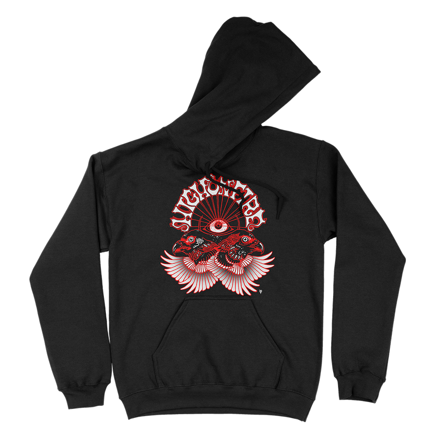 High On Fire “Twin Eagles” Black Hooded Sweatshirt