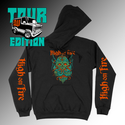 High On Fire “Skinner: Tour Edition” Black Hooded Sweatshirt