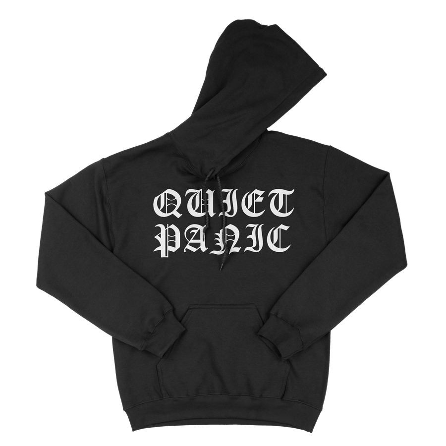 Quiet Panic "Logo" Black Hooded Sweatshirt