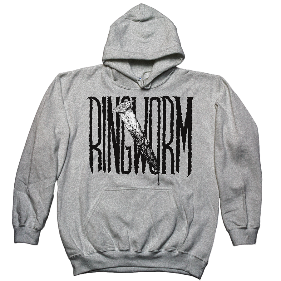 Ringworm "The Nail" Grey Hooded Sweatshirt