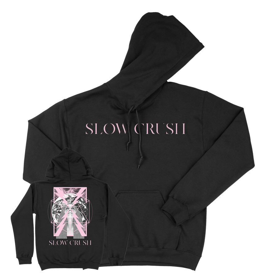Slow Crush "Earth" Black Hooded Sweatshirt