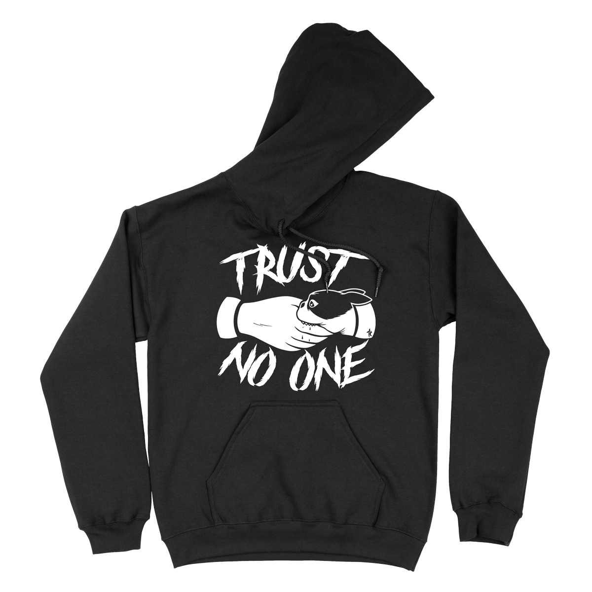 Trust no one hoodie hotsell