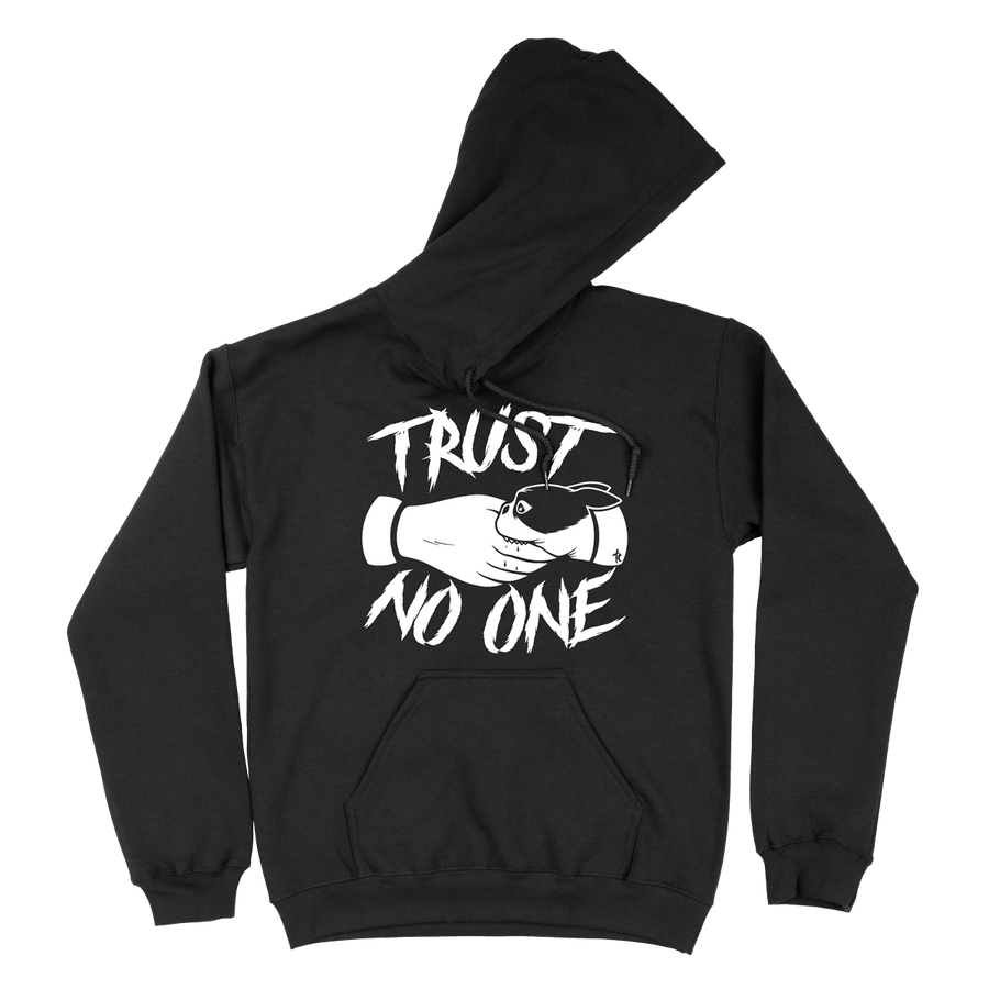 Terrier Cvlt "Trust No One" Black Hooded Sweatshirt