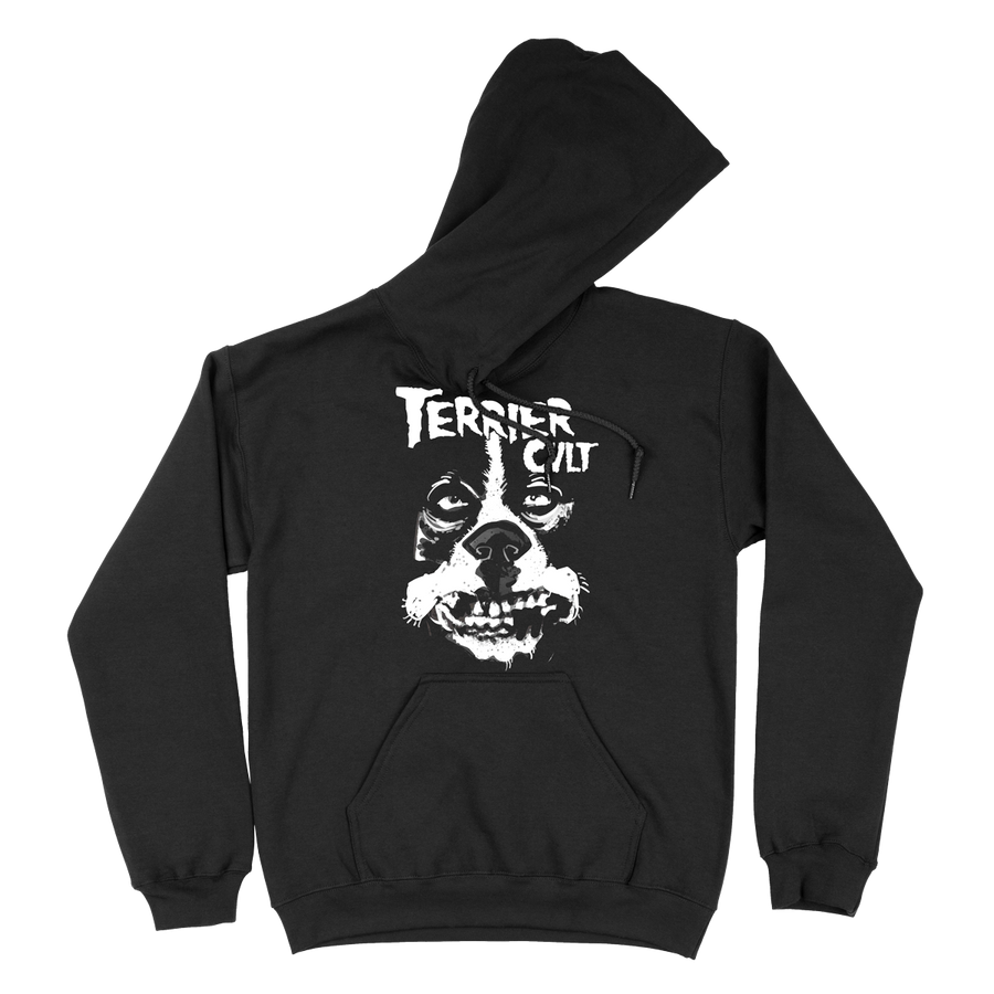 Terrier Cvlt "(We) HateBreeders" Black Hooded Sweatshirt