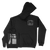 Thin “Dusk” Black Hooded Sweatshirt