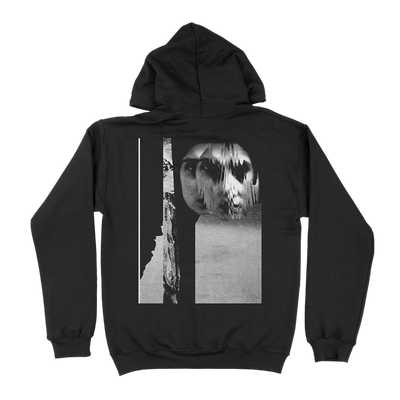 Thin “Dusk” Black Hooded Sweatshirt
