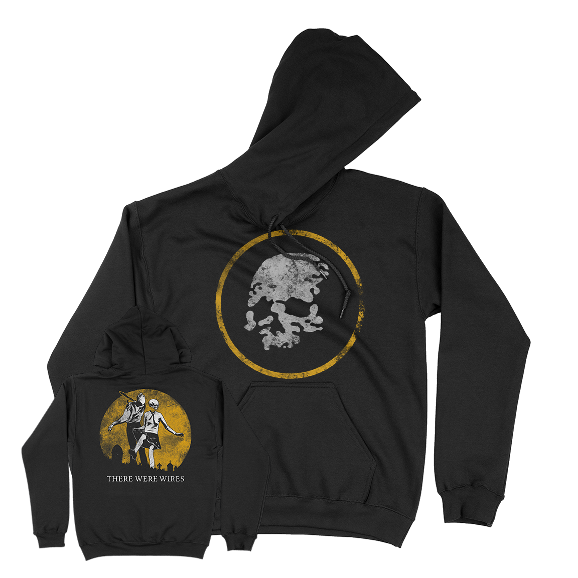 There Were Wires “Dancers” Black Hooded Sweatshirt