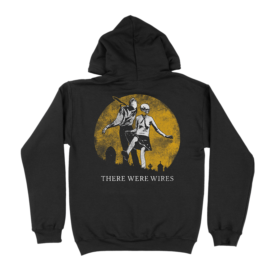 There Were Wires “Dancers” Black Hooded Sweatshirt