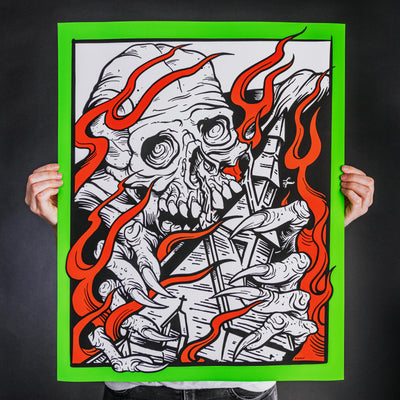 Abominable Electronics "Throne Torcher" Giclee Print