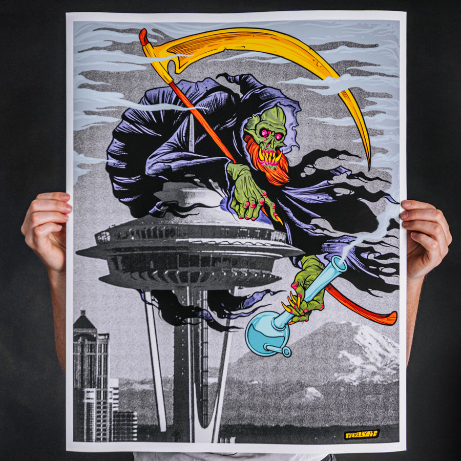 Abominable Electronics "Wicked Garden" Giclee Print