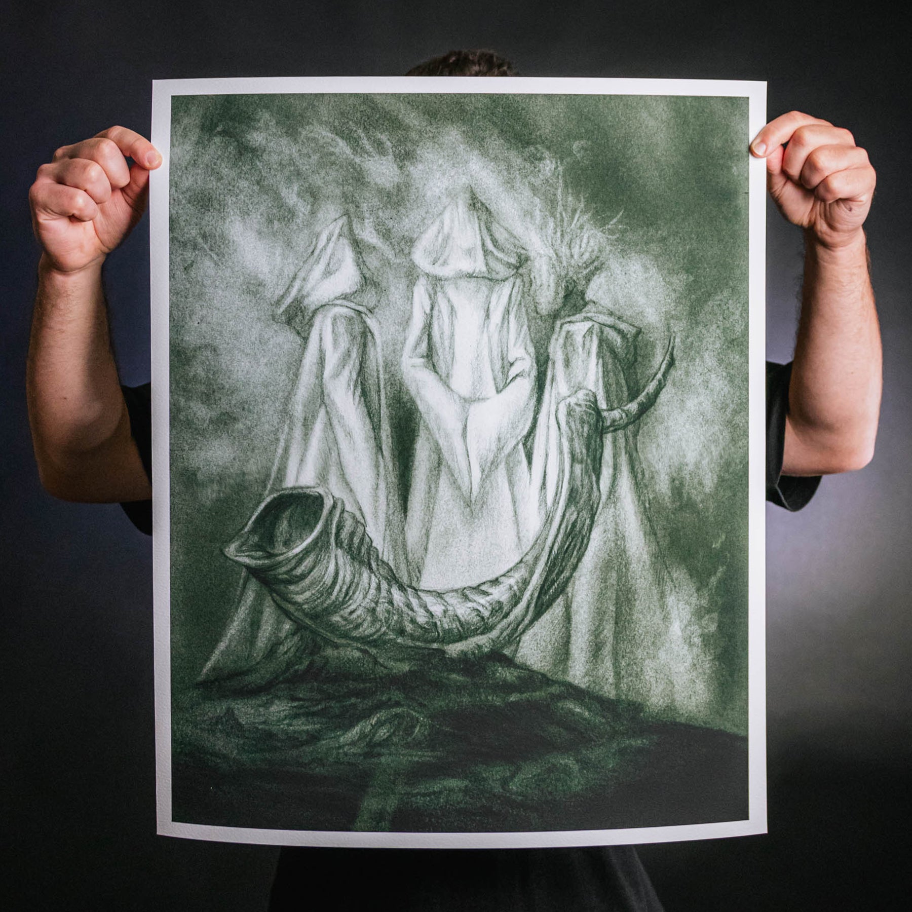 Paul Romano "The Horn" Giclee Print