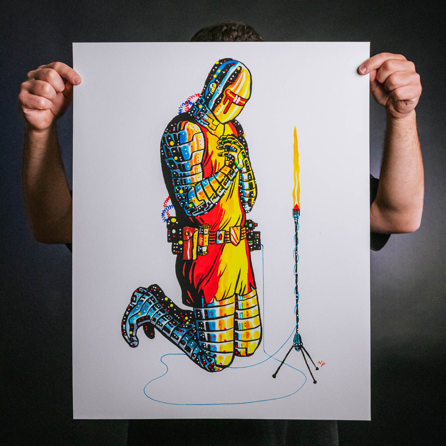 Nick Pyle "Worshipper V" Giclee Print