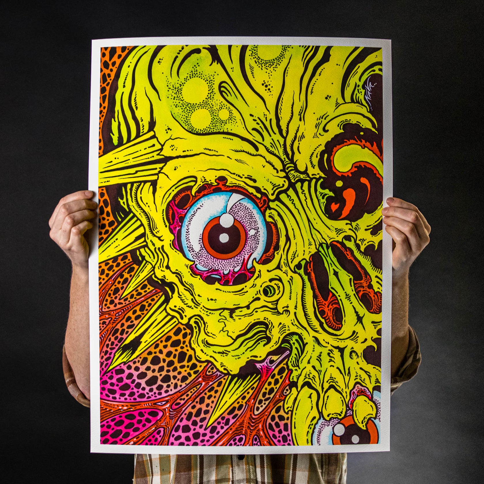 Marc Nava "Slime Skull" Giclee Print
