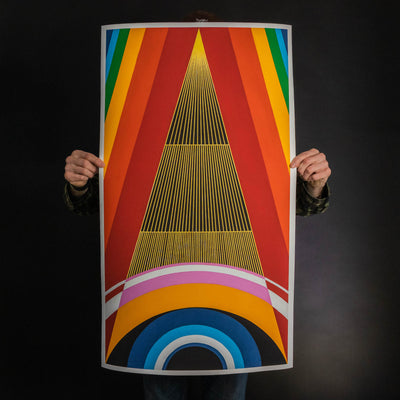 Thomas Hooper "Rainbow Molecule" Giclee Print