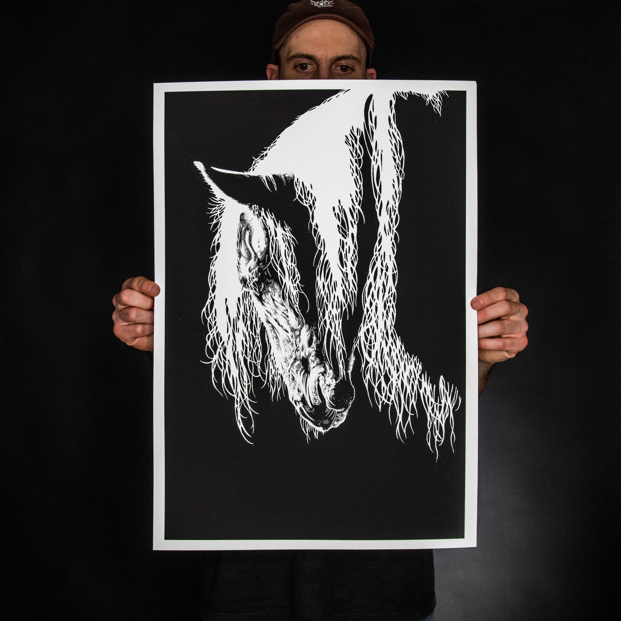 Fajar Allanda "Dark Horse" Giclee Print