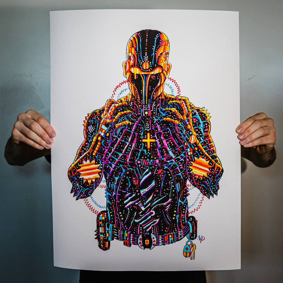 Nick Pyle "Fleur Di Lis" Giclee Print