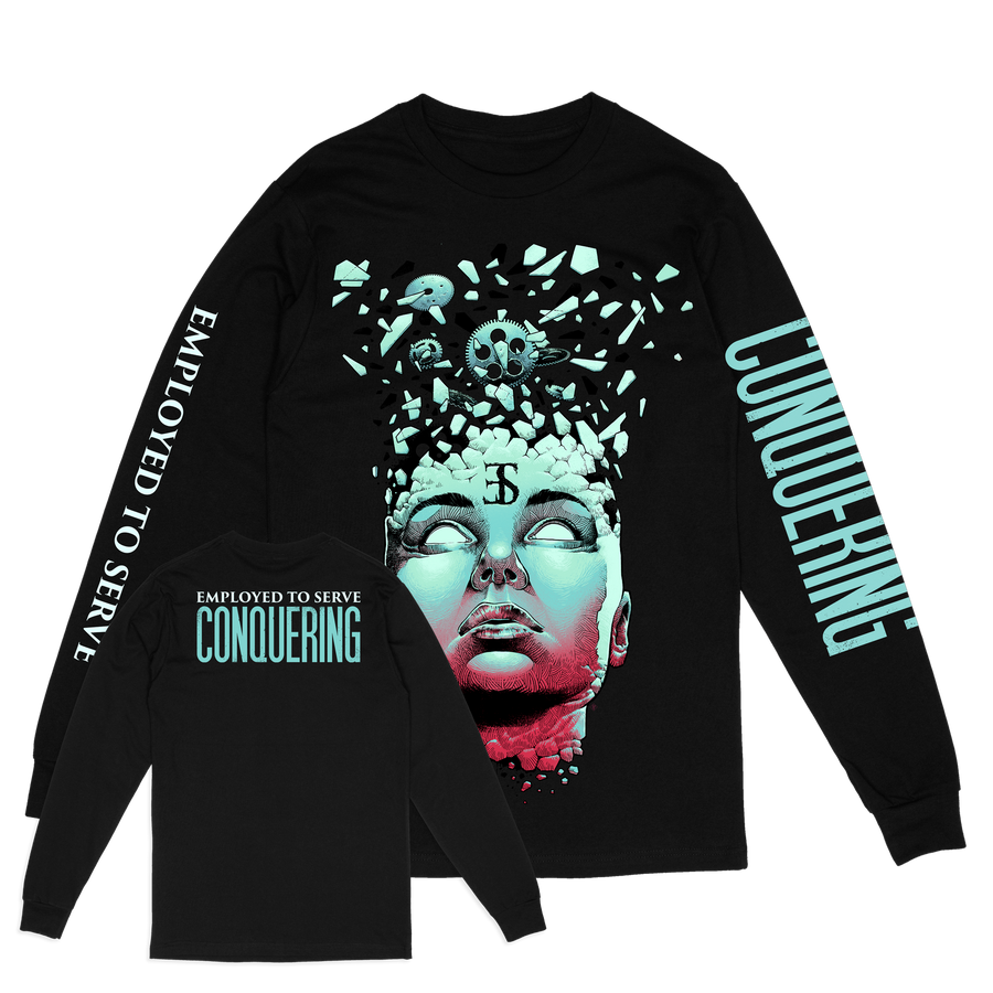 Employed To Serve "Conquering" Black Longsleeve