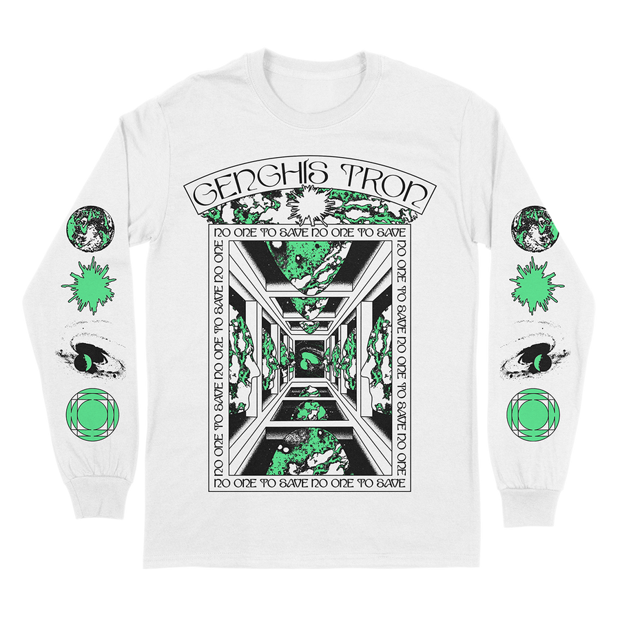 Genghis Tron "Great Mother" White Longsleeve
