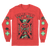 Genghis Tron "Great Mother" Heather Red Longsleeve