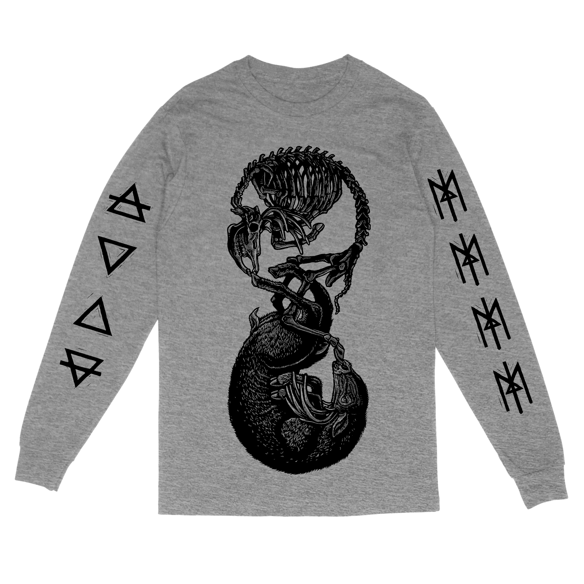 Mazatl "El Principio" Heather Grey Longsleeve