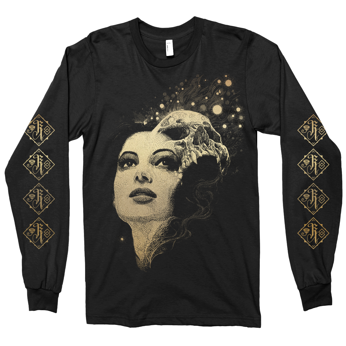 Richey Beckett "Black Gold: Eve" Black Longsleeve T-Shirt