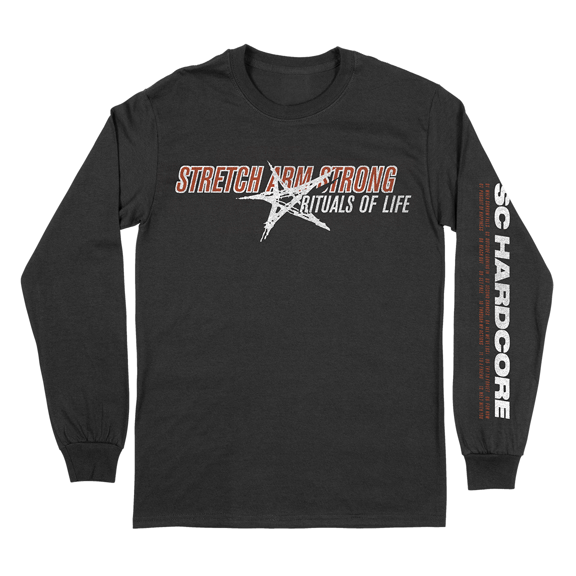 Stretch Arm Strong "Rituals of Life" Black Longsleeve