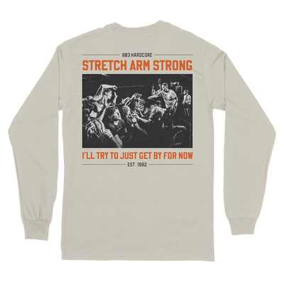 Stretch Arm Strong "For Now" Vintage White Longsleeve