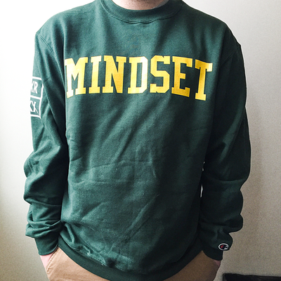 Mindset "Ducks" Green Crew Neck Sweatshirt