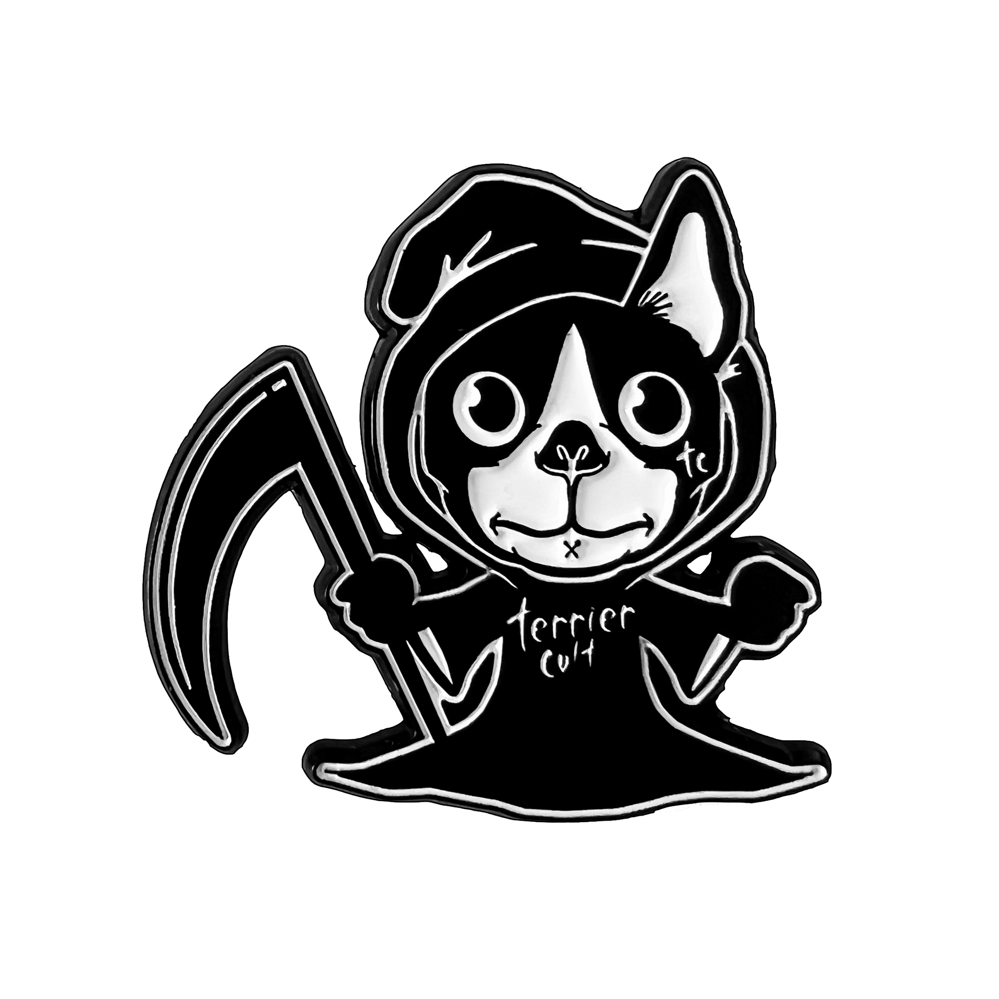 Terrier Cvlt "Reaper" Enamel Pin