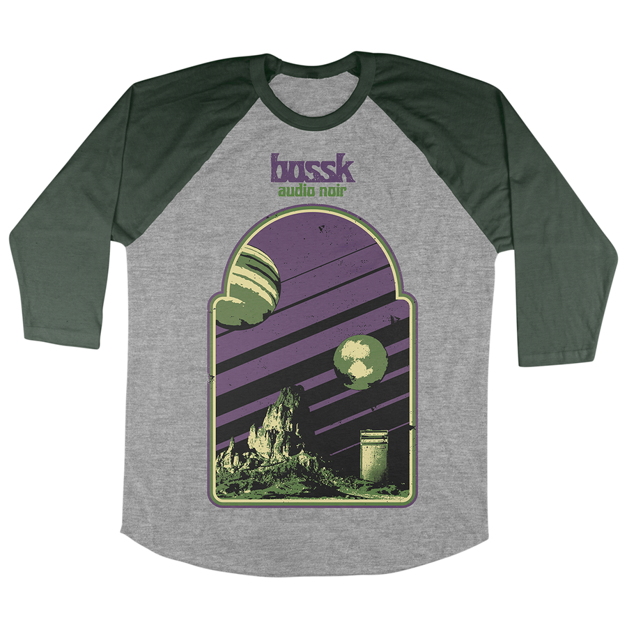 Bossk “Audio Noir” Emerald / Grey Baseball T-Shirt