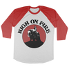 High On Fire “Musk Ox Rider” White / Red Baseball Tee