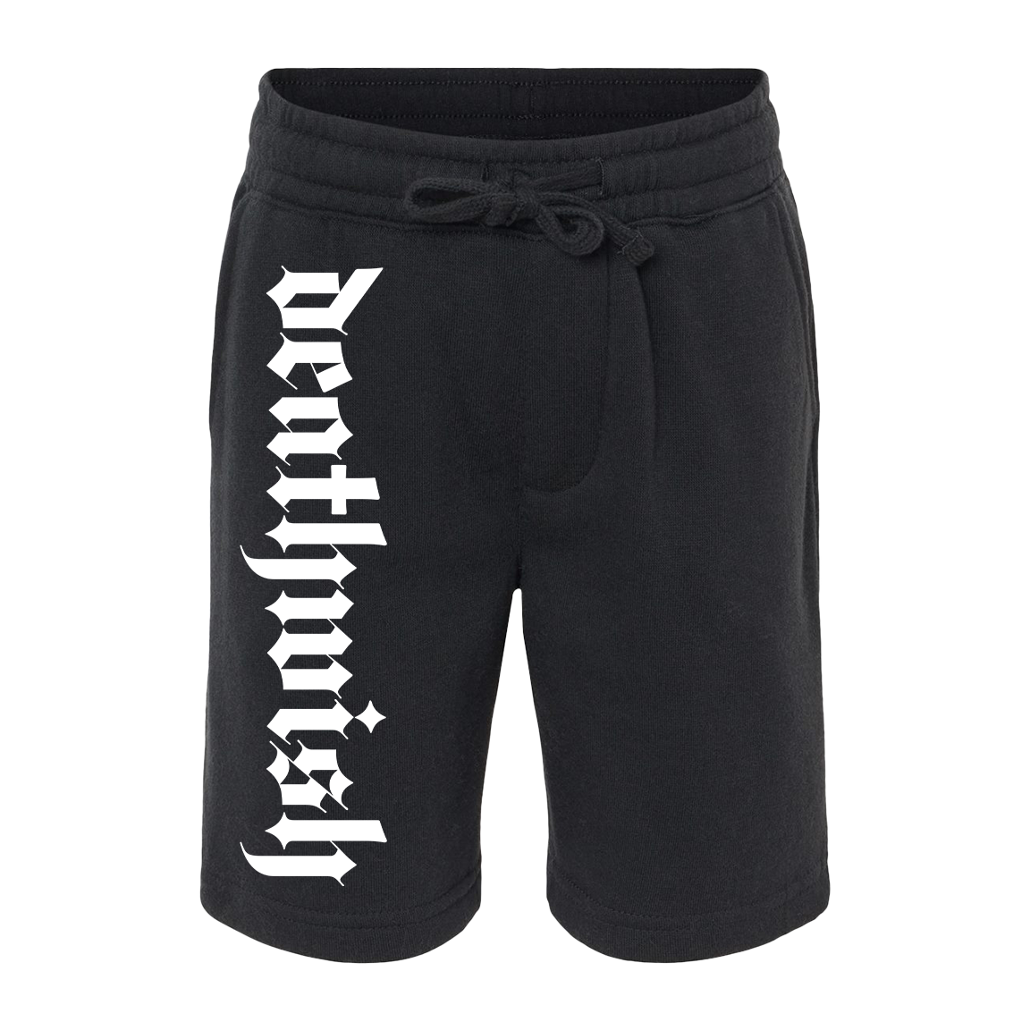 Deathwish "New Logo" Black Fleece Shorts