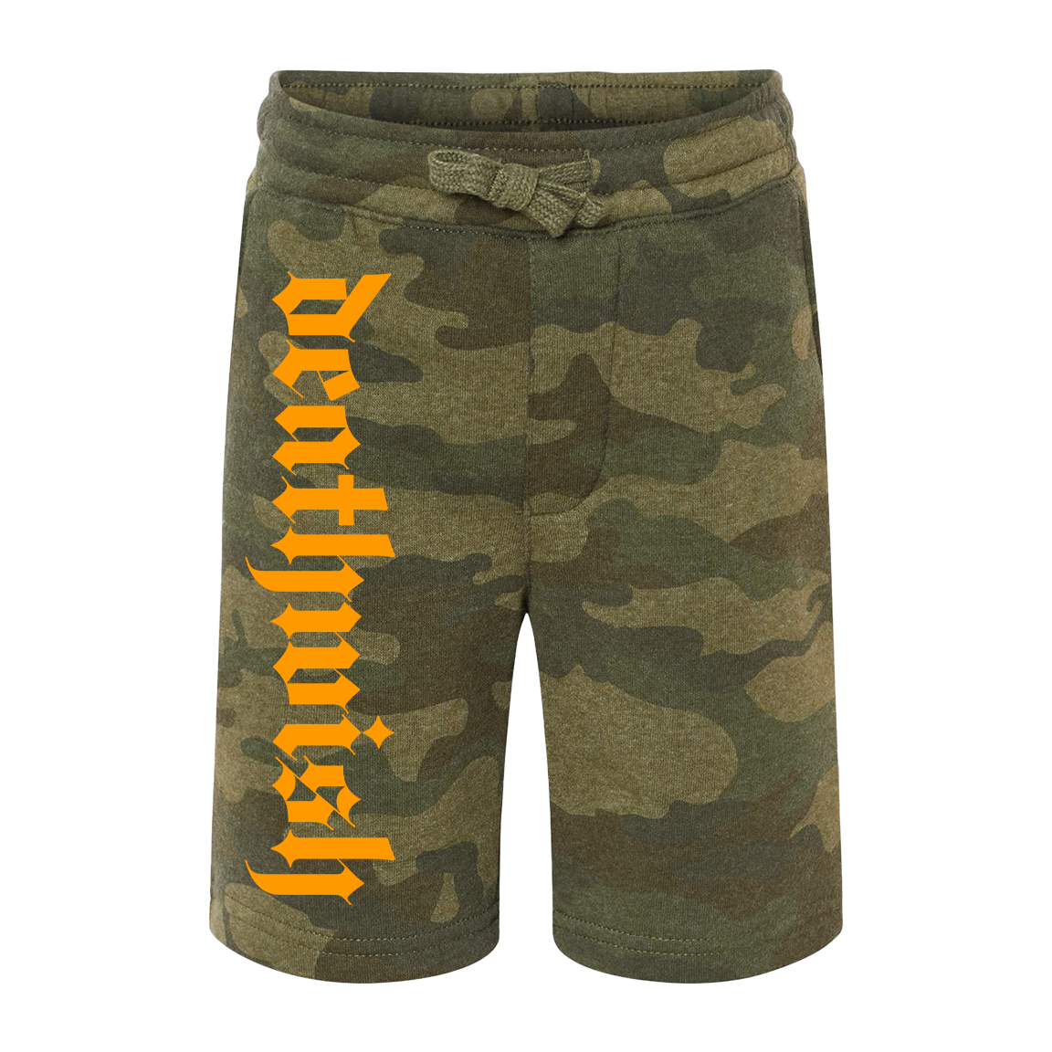 Deathwish "New Logo" Camo Fleece Shorts