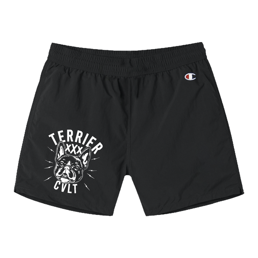Terrier Cvlt "Buzzed" Black Shorts