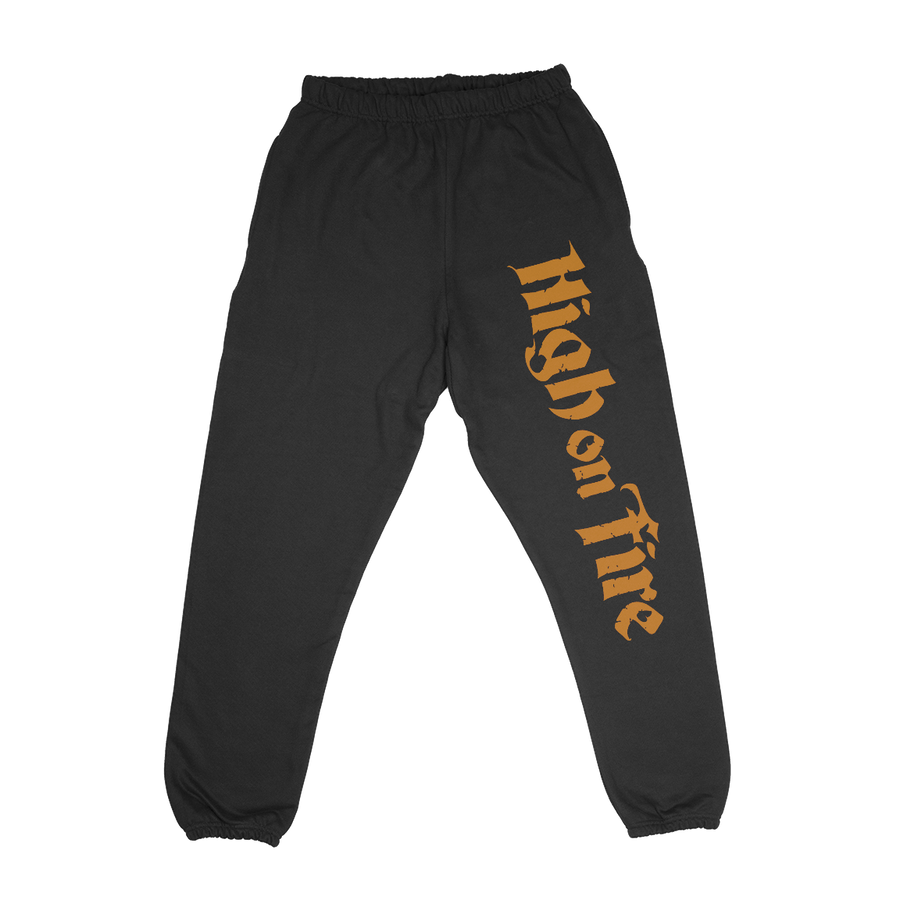 High On Fire “Logo” Black Sweatpants