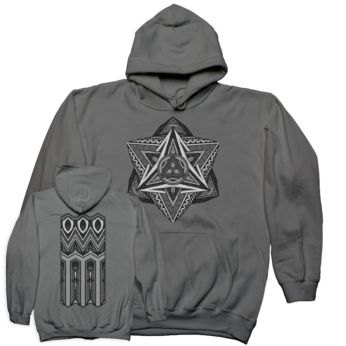 Thomas Hooper "Ashes And Diamonds" Grey Hooded Sweatshirt