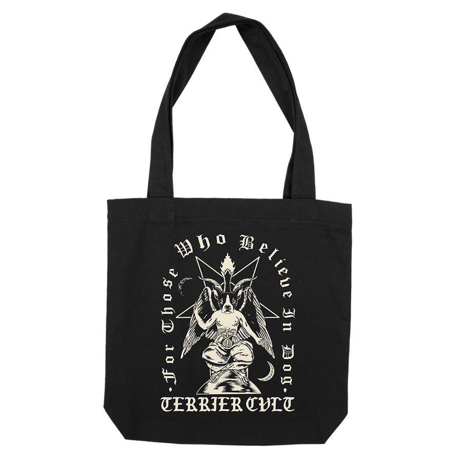 Terrier Cvlt “For Those Who Believe” Black Tote