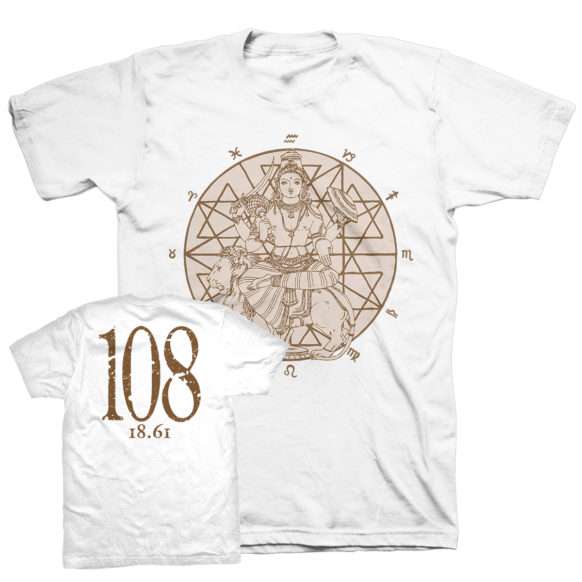 108 "18.61" White T-Shirt