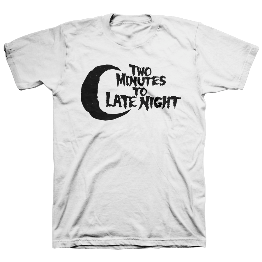Two Minutes To Late Night "Logo" White T-Shirt