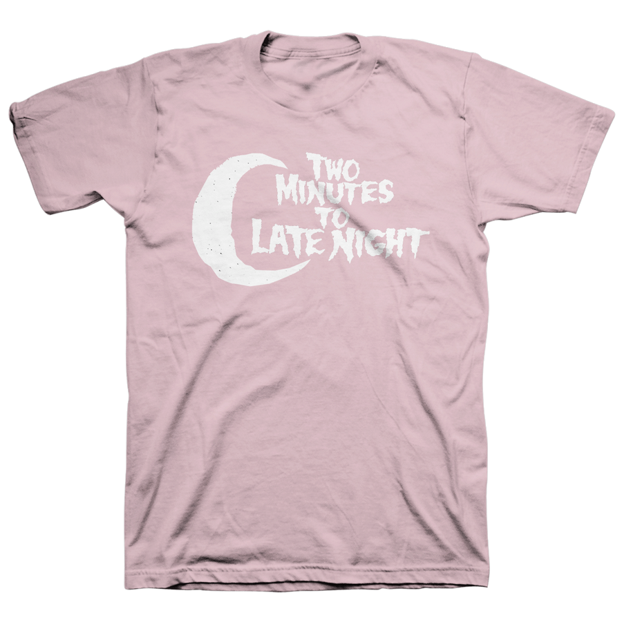 Two Minutes To Late Night "Logo" Pink T-Shirt