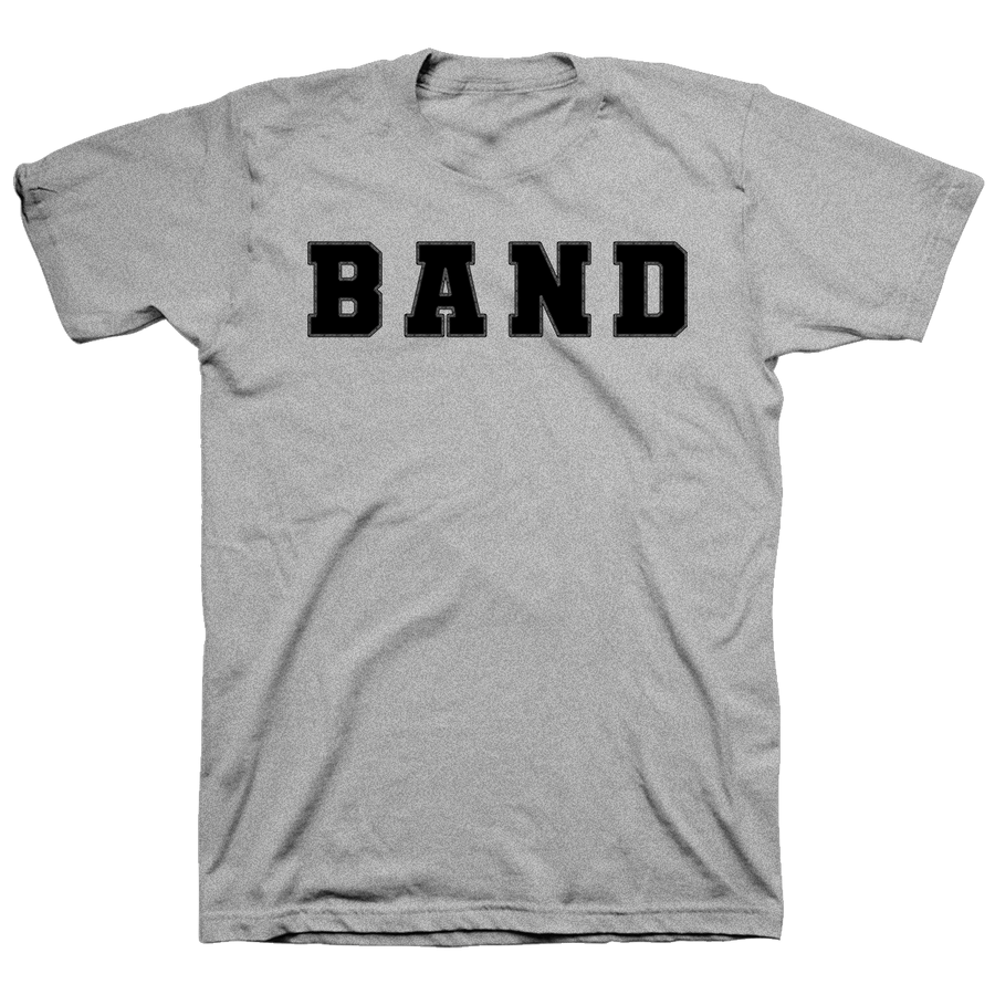 Two Minutes To Late Night "Band" Heather Grey T-Shirt