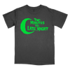 Two Minutes To Late Night "Logo: Slime Green" Premium Black T-Shirt