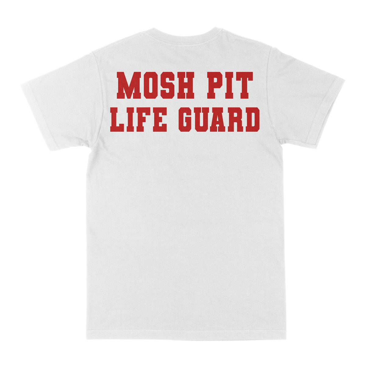 Two Minutes To Late Night "Moshpit Life Guard" White T-Shirt