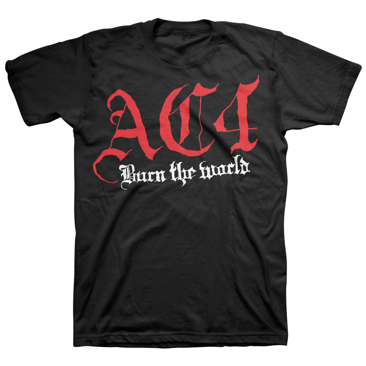 AC4 "Burn The World: Logo" Black T-Shirt