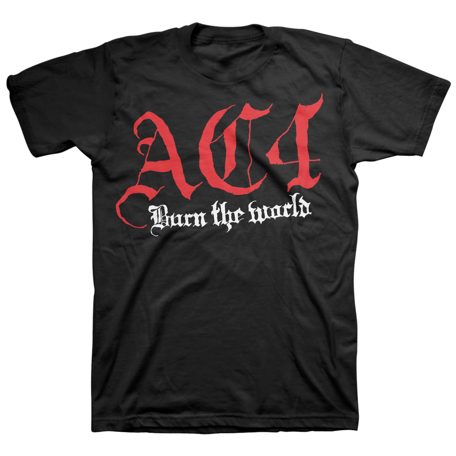 AC4 "Burn The World: Logo" Black T-Shirt