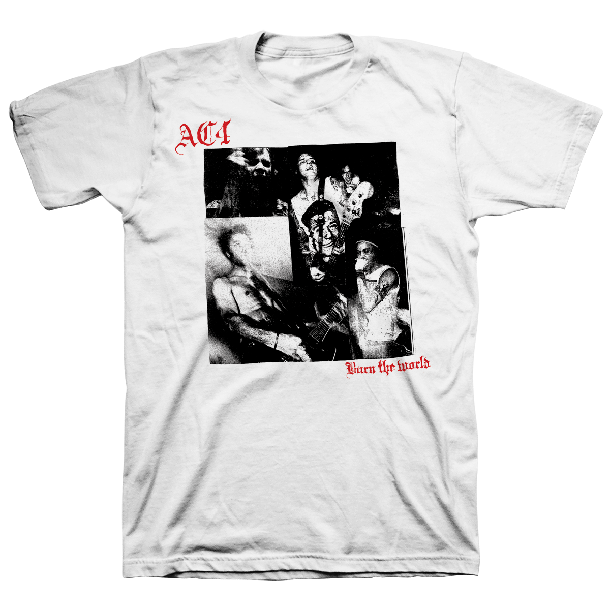 AC4 "Burn The World: Cover" White T-Shirt