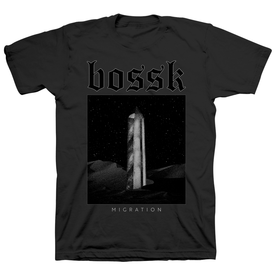 Bossk "Migration Obelisk" Black T-Shirt