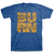 Burn "Square" Blue T-Shirt