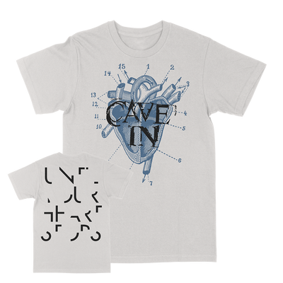 Cave In “UYHS Heart“ Vintage White T-Shirt